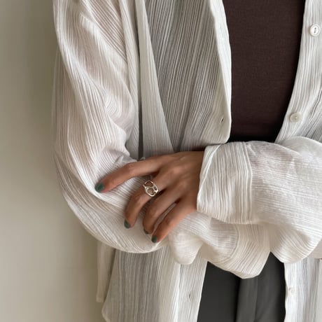 《予約販売》rincl over sheer shirt/2colors_nb0077