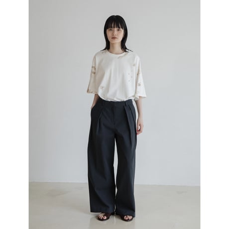 《予約販売》two tuck accent twill pants/2colors_np1127
