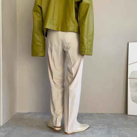《予約販売》s/s two tuck wide pants/2colors_np0357