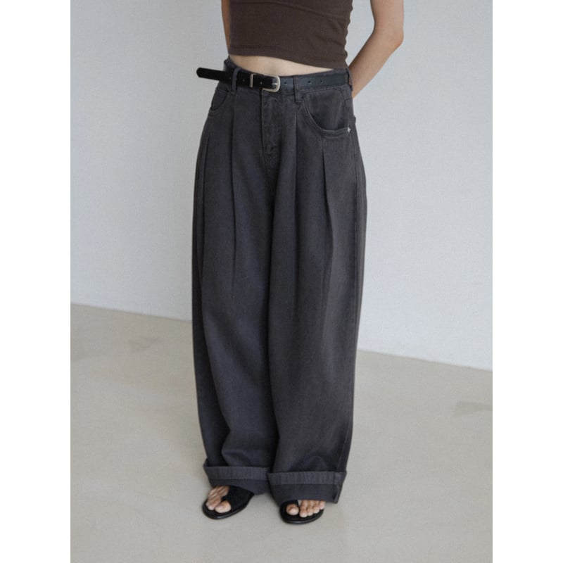 パンツ NOKCHA belt set punching jeans_nj0141 予約販売》belt set punching jeans_nj0141 | NOKCHA