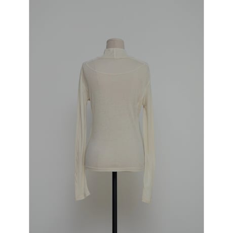 【NOKCHA original】cover stich sheer tops/3colors_nt2119
