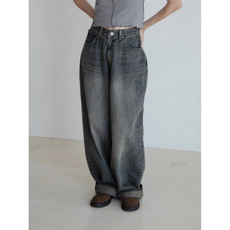 パンツ NOKCHA belt set punching jeans_nj0141 予約販売》belt set punching jeans_nj0141 | NOKCHA