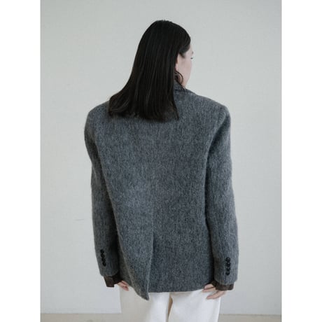 《予約販売》quilting linner mohair like jacket/2colors_no0494