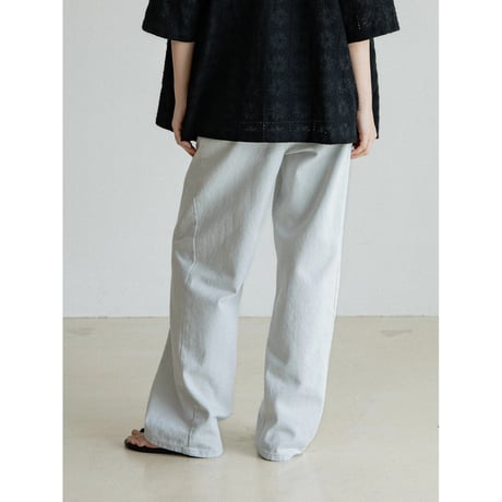 《予約販売》pigment oval jeans/2colors_nj0144