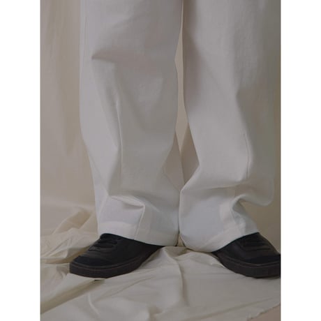 - AUTHENTIC series - mannish twill oval pants/2colors_an0009