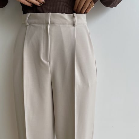 《予約販売》one tuck slacks pants/3colors_np0744