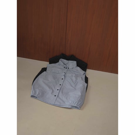 【NOKCHA original】minimal gather blouse/2colors_nb0245