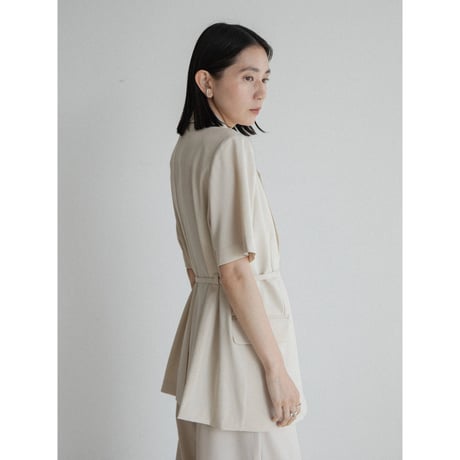 《予約販売》mannish light belt jacket/2colors_no0463