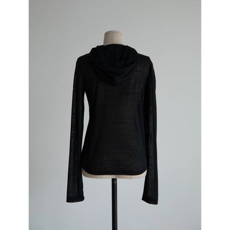 《予約販売》sheer hoodie tops/2colors_nt2256