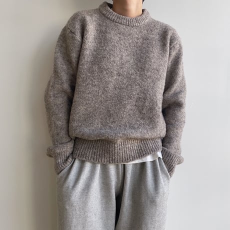 《予約販売》melange over knit/3colors_nt1869