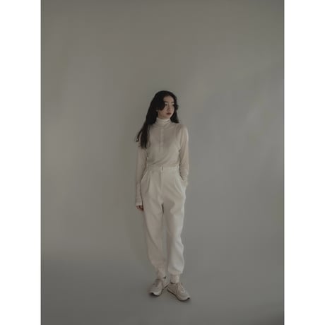 【nokcha original】material tuck jogger pants/2colors_np0960