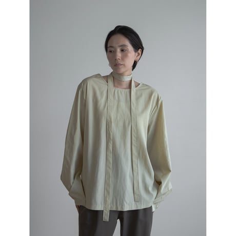 《予約販売》2way back accent blouse/2colors_nb0259