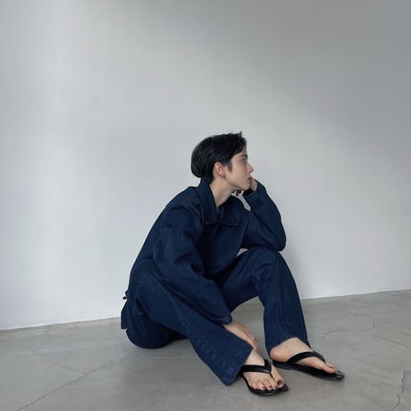 【nokcha original】denim shirt jacket_no0311