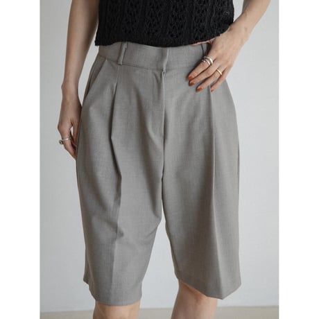 《予約販売》mannish tuck half pants/2colors_np1109