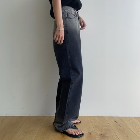 《予約販売》vintage like accent jeans/2colors_nj0083