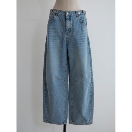 《予約販売》waist accent cocoon jeans_nj0116