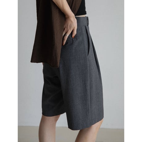 《予約販売》mannish tuck half pants/2colors_np1109