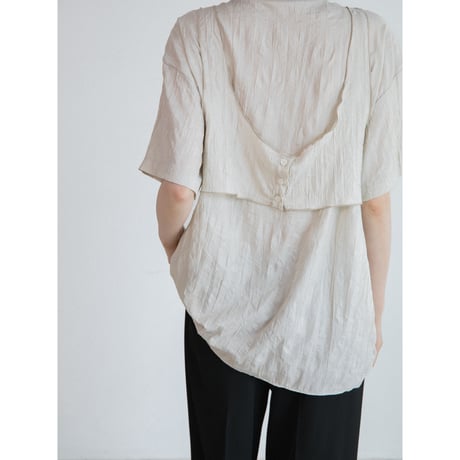 《予約販売》rincl over half sleeve shirt/2colors_nb0388