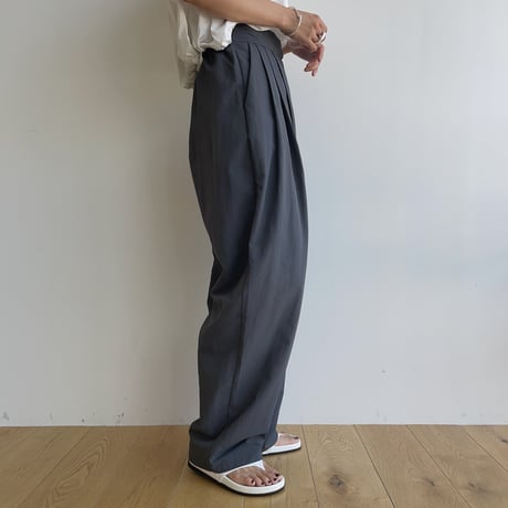 《予約販売》washer tuck oval long pants/2colors_np0840