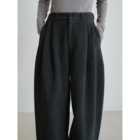 《予約販売》warm wool mannish pants_np1190