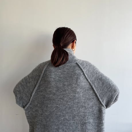 【nokcha original】raglan sleeve warm ops/gray_nd0130