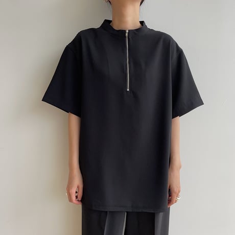 【nokcha original】zip blouse/2colors_nb0158