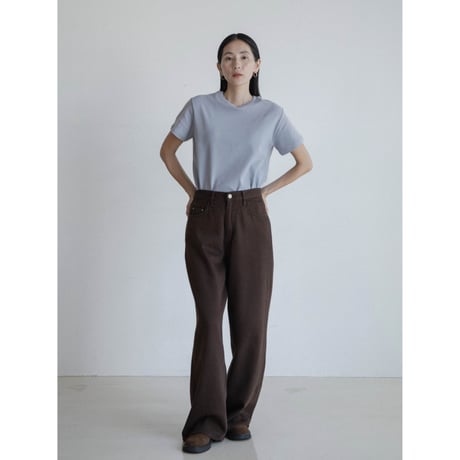 《予約販売》mannish brown pants_np1149