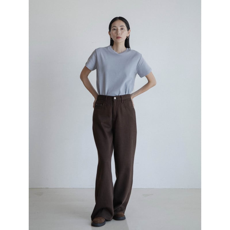 予約販売》mannish brown pants_np1149 | NOKCHA