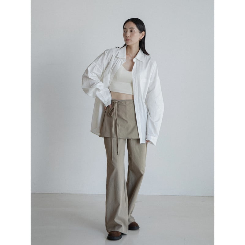 (新品)NOKCHA ノクチャmannish over jacket nokcha original】eco leather over jacket/camel