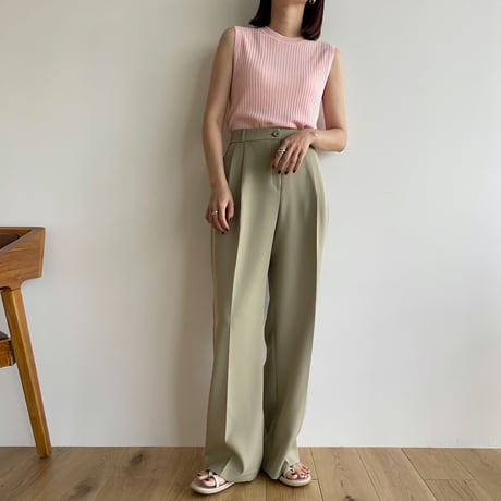 《予約販売》material lib knit tank top/4colors_nt1335