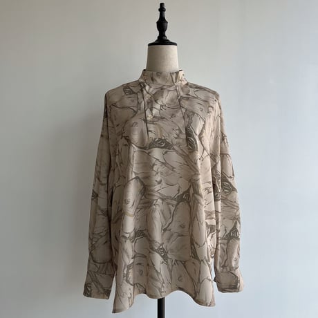 【nokcha original】marble blouse/2colors_nb0043