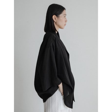 《予約販売》shawl collar sheer jacket_no0462