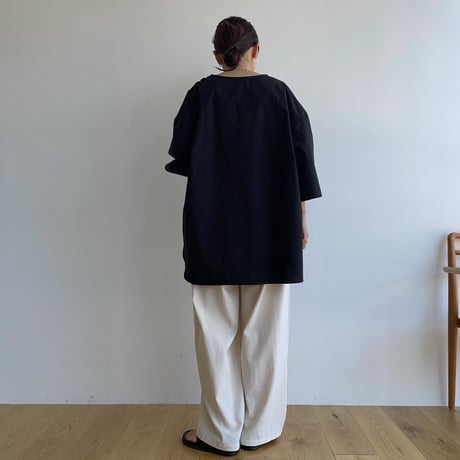 《予約販売》 round mannish shirt/2colors_nb0151