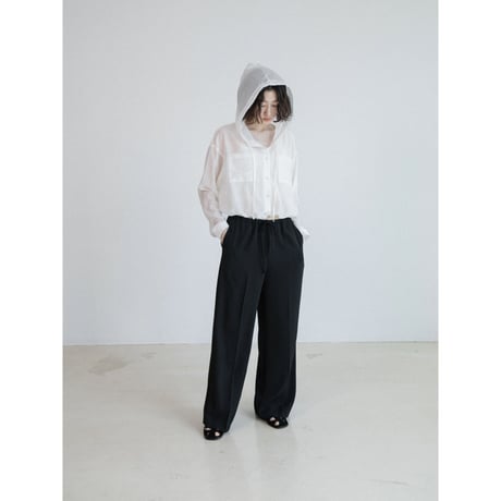 《予約販売》sheer hoodie shirt/2colors_nb0393
