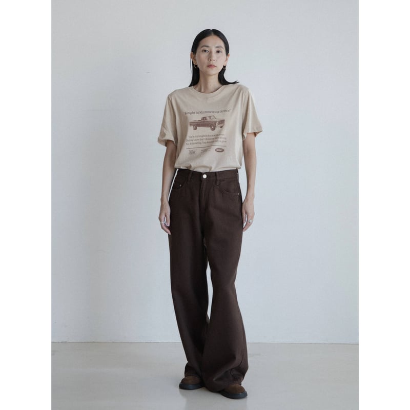 予約販売》mannish brown pants_np1149 | NOKCHA
