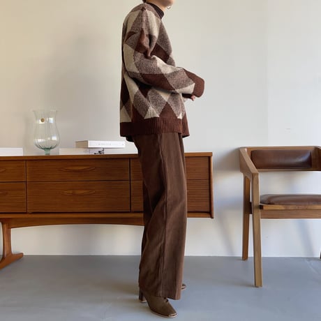 《予約販売》argyle soft knit/2colors_nt1121