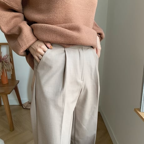 ✳︎予約販売✳︎straight daily pants/2colors_np0085