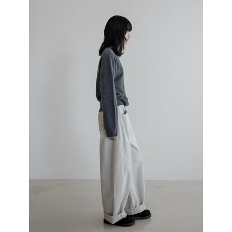 《予約販売》quality knit pullover/2colors_nt2214