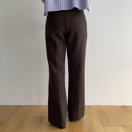 《予約販売》warm semi flare pants/3colors_np0708