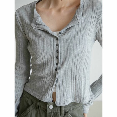 《予約販売》lib minimal cardigan/3colors_nt2559