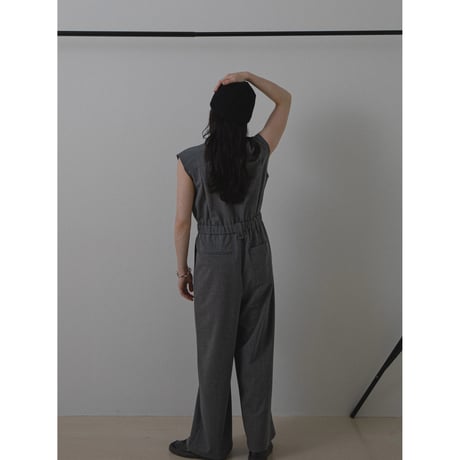 - AUTHENTIC series - AUTHENTIC jump suit/charcoal gray_an0013