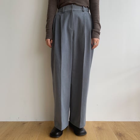 《予約販売》side buckle wide pants/3colors_np0738
