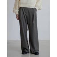《予約販売》wool herringbone wide pants/2colors_np1057