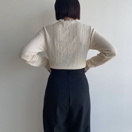 《予約販売》jacquard light tops/3colors_nt1832