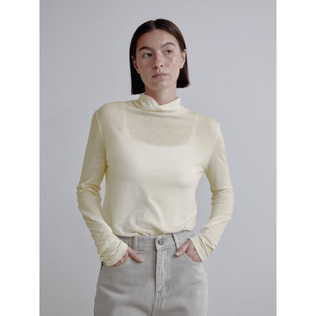《予約販売》sheer high neck tops/3colors_nt2514