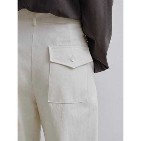 《予約販売》oval tuck cotton pants/2colors_np1212