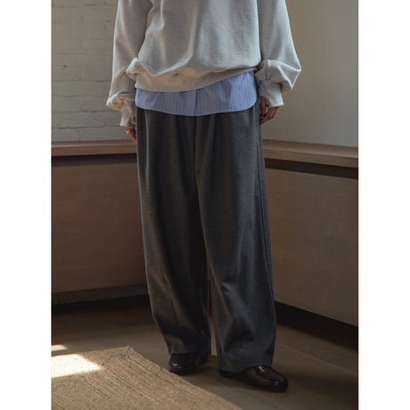 【NOKCHA original】boyish wool pants/2colors_np1026