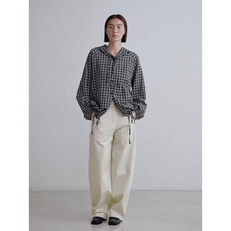 《予約販売》check hoodie shirt_nb0360
