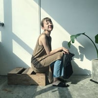 リブニットワンピース/2colors