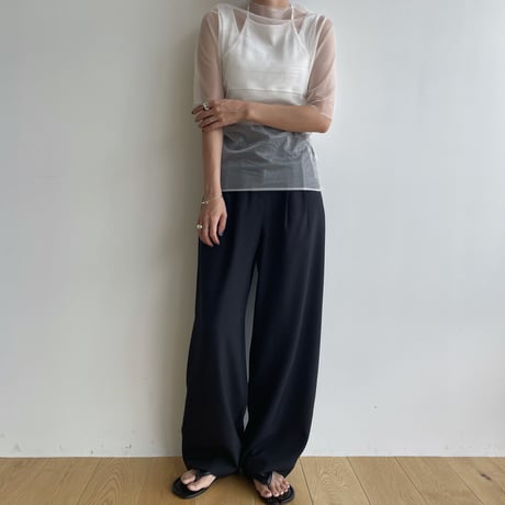 《予約販売》tuck accent pants/2colors_np0890